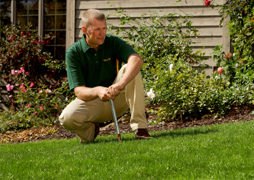 Technician Performing Soil Test